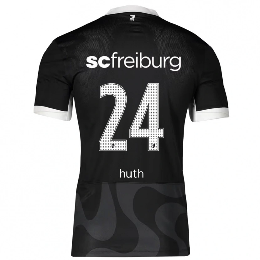 Danxen Herren Jannik Huth #24 Schwarz Weiß Auswärtstrikot Trikot 2025/26 T-Shirt Österreich