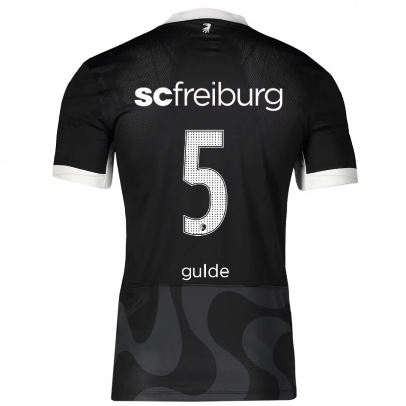 Danxen Herren Manuel Gulde #5 Schwarz Weiß Auswärtstrikot Trikot 2025/26 T-Shirt Österreich