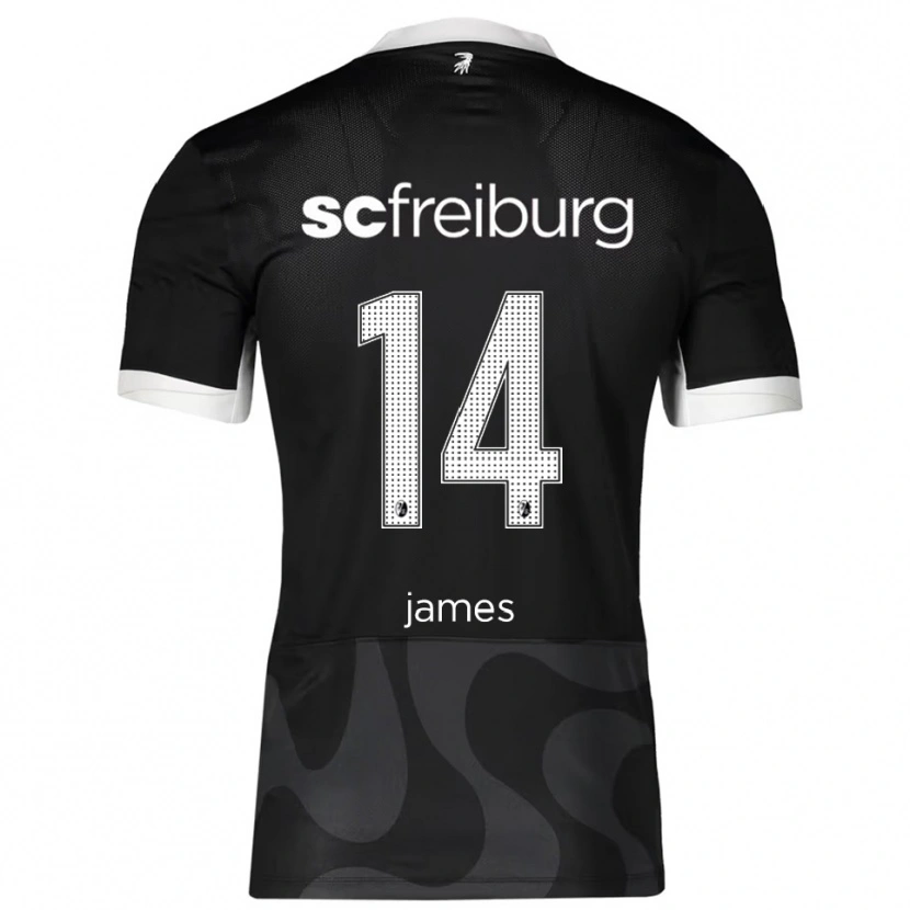 Danxen Herren Jack James #14 Schwarz Weiß Auswärtstrikot Trikot 2025/26 T-Shirt Österreich