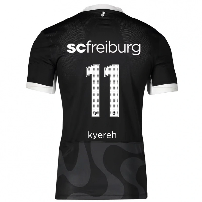 Danxen Herren Daniel-Kofi Kyereh #11 Schwarz Weiß Auswärtstrikot Trikot 2025/26 T-Shirt Österreich