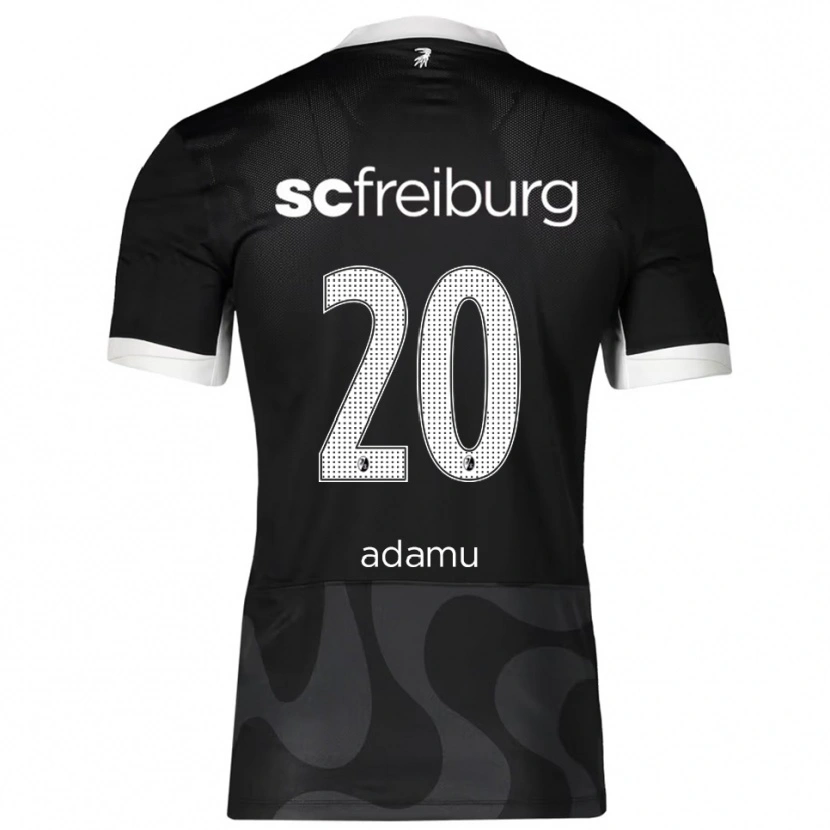 Danxen Herren Junior Adamu #20 Schwarz Weiß Auswärtstrikot Trikot 2025/26 T-Shirt Österreich
