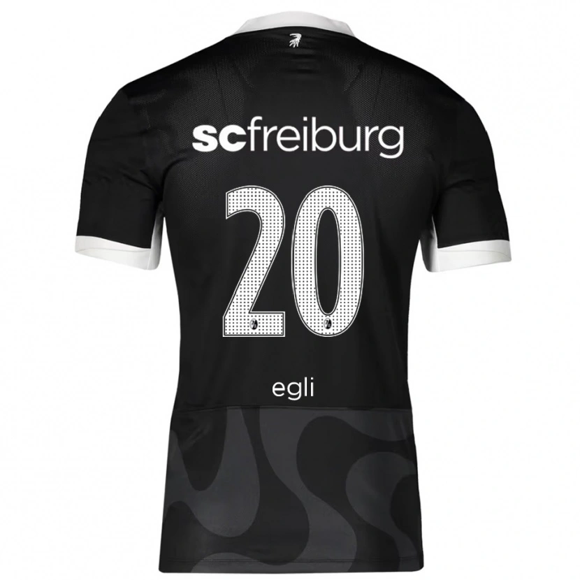 Danxen Herren Leela Egli #20 Schwarz Weiß Auswärtstrikot Trikot 2025/26 T-Shirt Österreich
