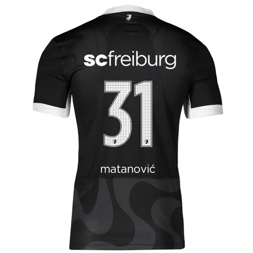 Danxen Herren Igor Matanovic #31 Schwarz Weiß Auswärtstrikot Trikot 2025/26 T-Shirt Österreich