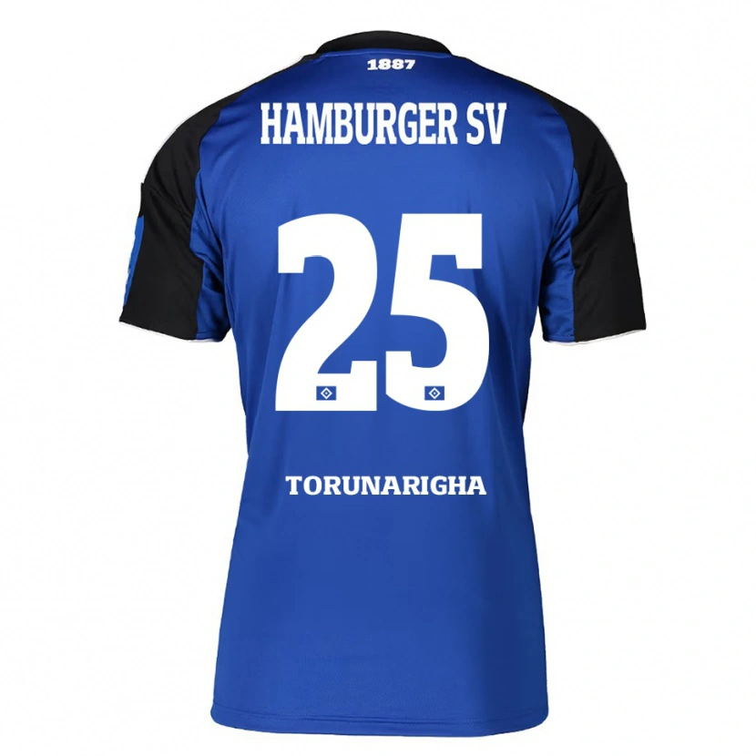 Danxen Herren Jordan Torunarigha #25 Blau Schwarz Auswärtstrikot Trikot 2025/26 T-Shirt Österreich