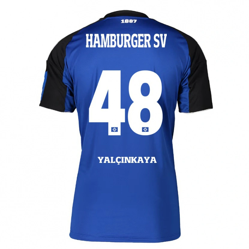 Danxen Herren Bilal Yalcinkaya #48 Blau Schwarz Auswärtstrikot Trikot 2025/26 T-Shirt Österreich