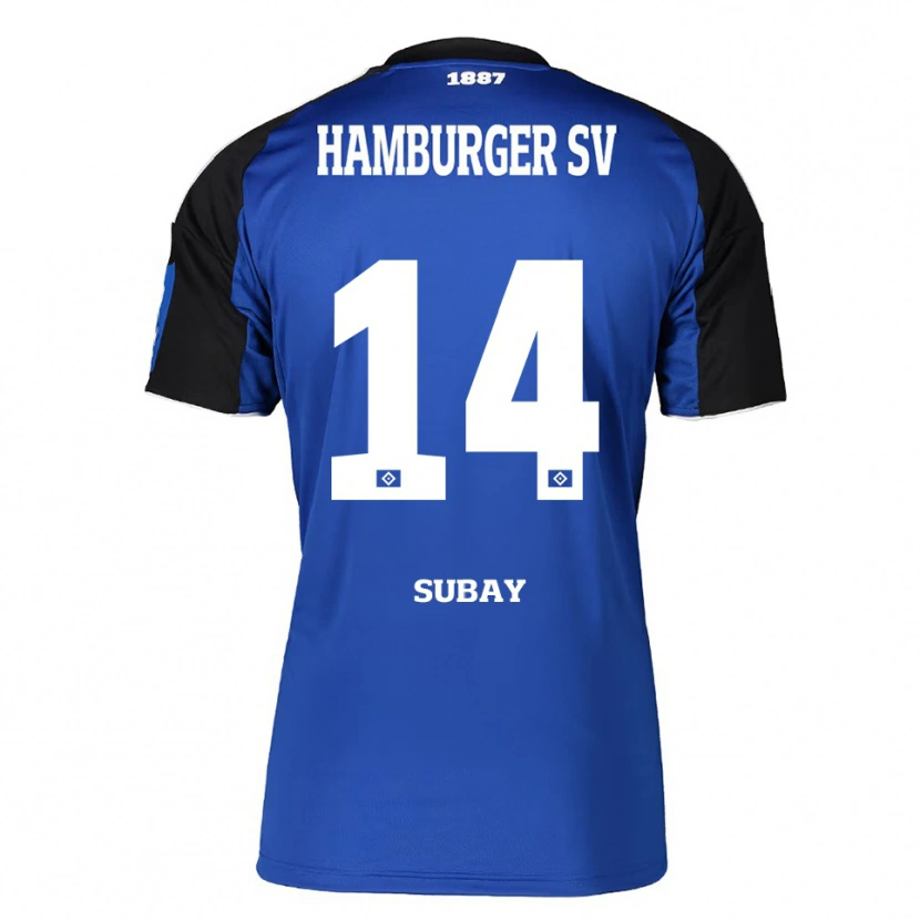 Danxen Herren Okan Özer Subay #14 Blau Schwarz Auswärtstrikot Trikot 2025/26 T-Shirt Österreich