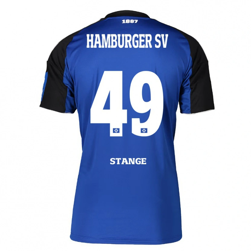 Danxen Herren Otto Stange #49 Blau Schwarz Auswärtstrikot Trikot 2025/26 T-Shirt Österreich