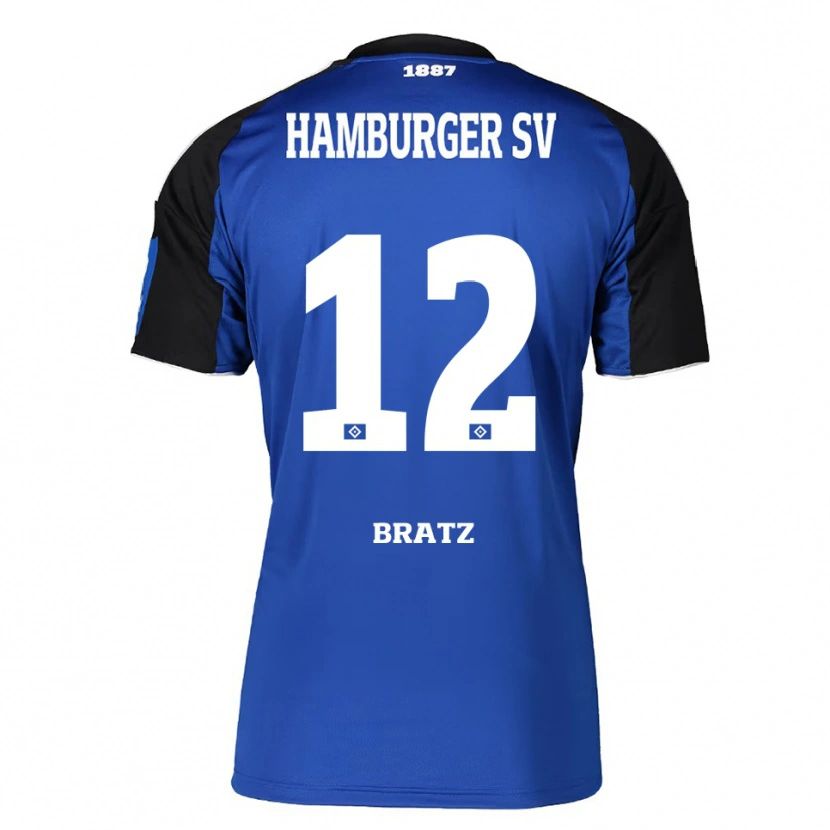 Danxen Herren Julian Brätz #12 Blau Schwarz Auswärtstrikot Trikot 2025/26 T-Shirt Österreich