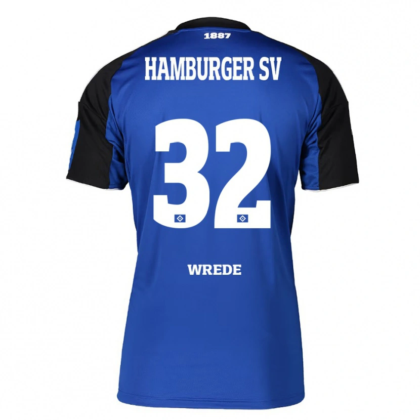 Danxen Herren Lotta Wrede #32 Blau Schwarz Auswärtstrikot Trikot 2025/26 T-Shirt Österreich