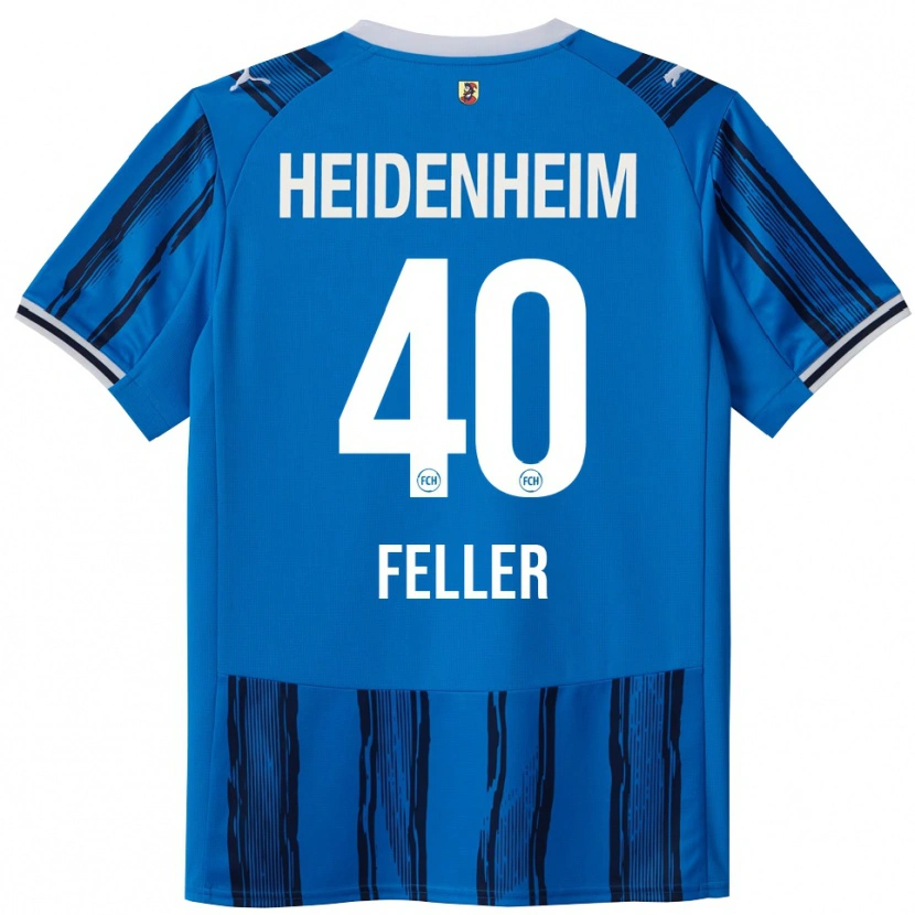 Danxen Herren Frank Feller #40 Blau Marineblau Auswärtstrikot Trikot 2025/26 T-Shirt Österreich