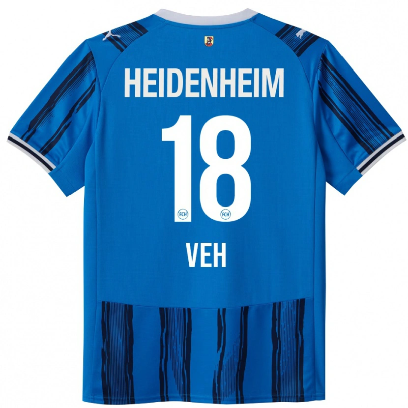 Danxen Herren Lucas Veh #18 Blau Marineblau Auswärtstrikot Trikot 2025/26 T-Shirt Österreich