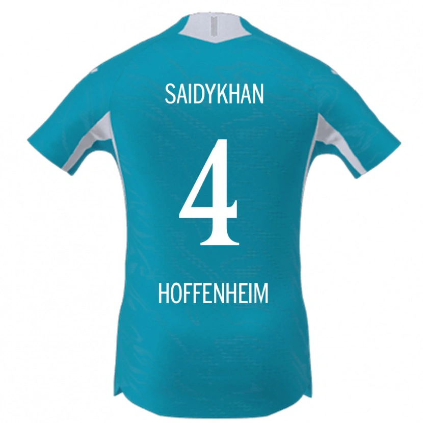 Danxen Herren Ibrahim Saidykhan #4 Himmelblau Auswärtstrikot Trikot 2025/26 T-Shirt Österreich