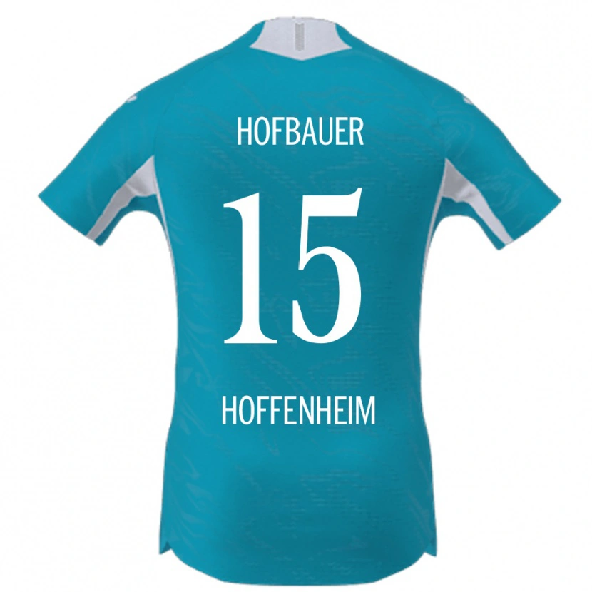 Danxen Herren Anton Hofbauer #15 Himmelblau Auswärtstrikot Trikot 2025/26 T-Shirt Österreich
