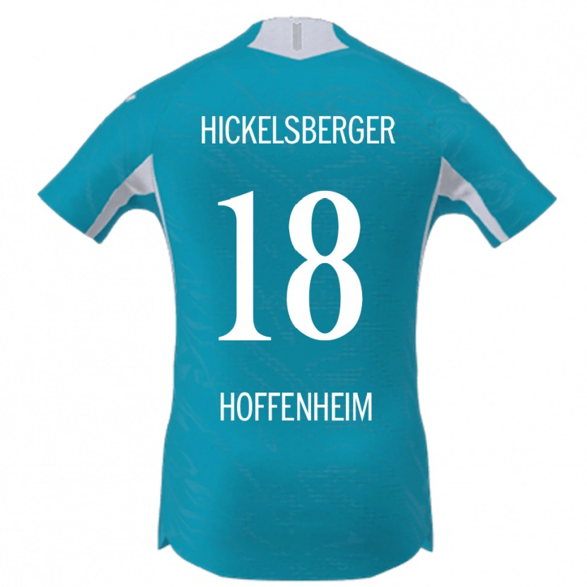 Danxen Herren Julia Hickelsberger #18 Himmelblau Auswärtstrikot Trikot 2025/26 T-Shirt Österreich