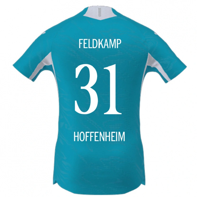 Danxen Herren Jana Feldkamp #31 Himmelblau Auswärtstrikot Trikot 2025/26 T-Shirt Österreich