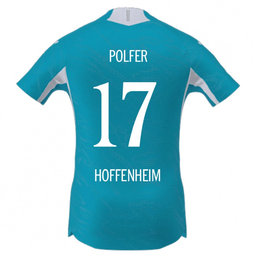 Danxen Herren Jona Polfer #17 Himmelblau Auswärtstrikot Trikot 2025/26 T-Shirt Österreich