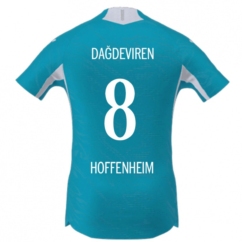 Danxen Herren Diren Dağdeviren #8 Himmelblau Auswärtstrikot Trikot 2025/26 T-Shirt Österreich