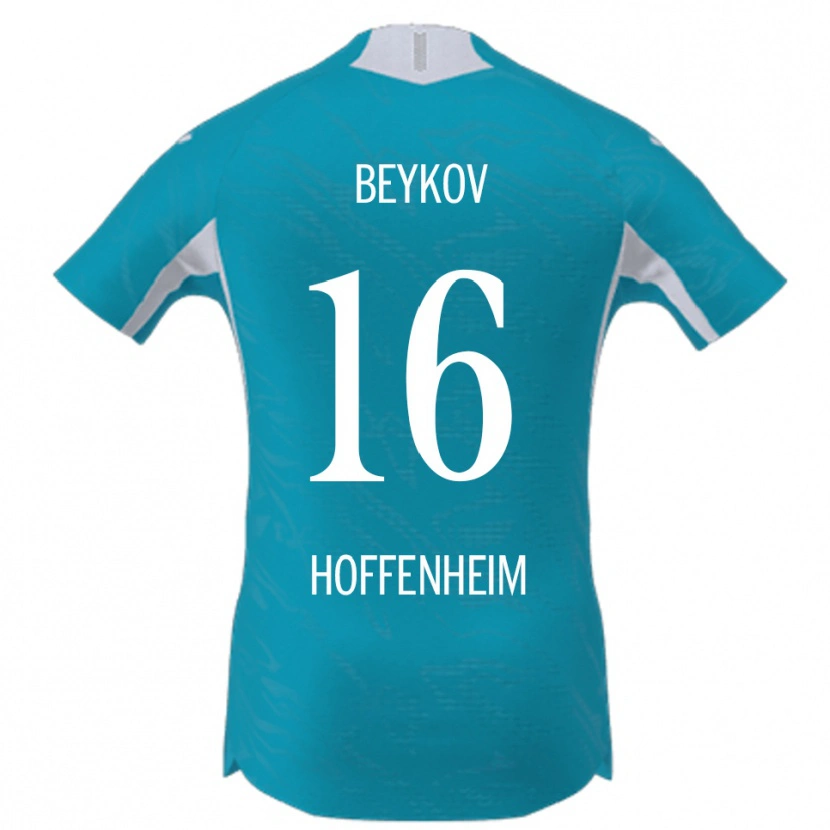 Danxen Herren Viktor Beykov #16 Himmelblau Auswärtstrikot Trikot 2025/26 T-Shirt Österreich