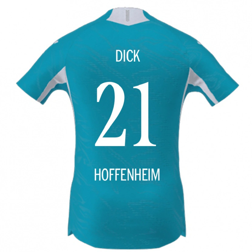 Danxen Herren Laura Dick #21 Himmelblau Auswärtstrikot Trikot 2025/26 T-Shirt Österreich