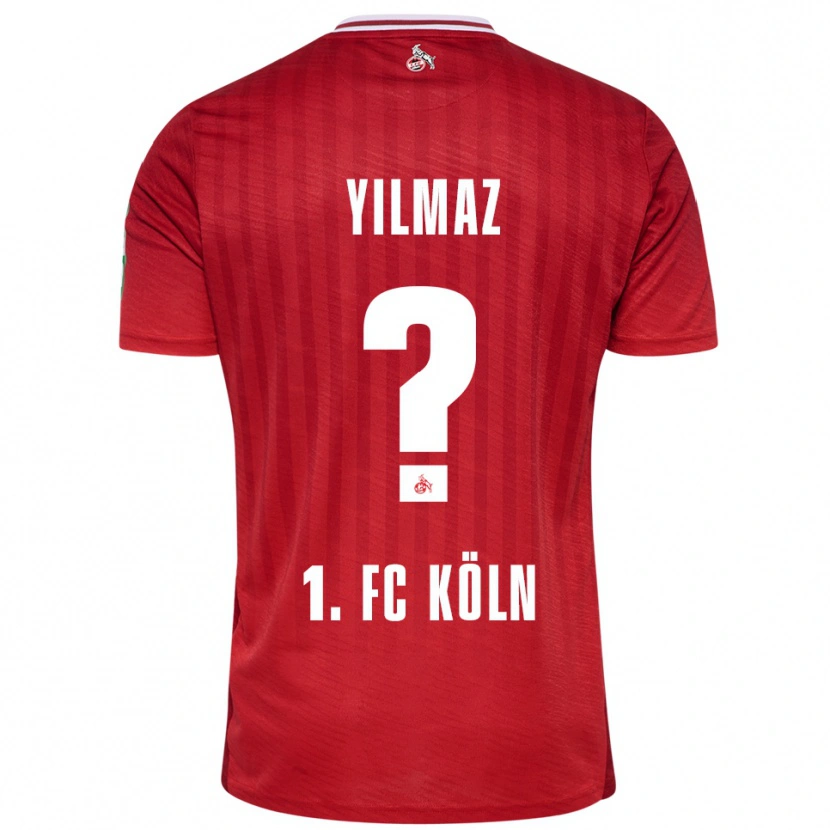 Danxen Herren Abdul-Malik Yilmaz #0 Rot Weiß Auswärtstrikot Trikot 2025/26 T-Shirt Österreich