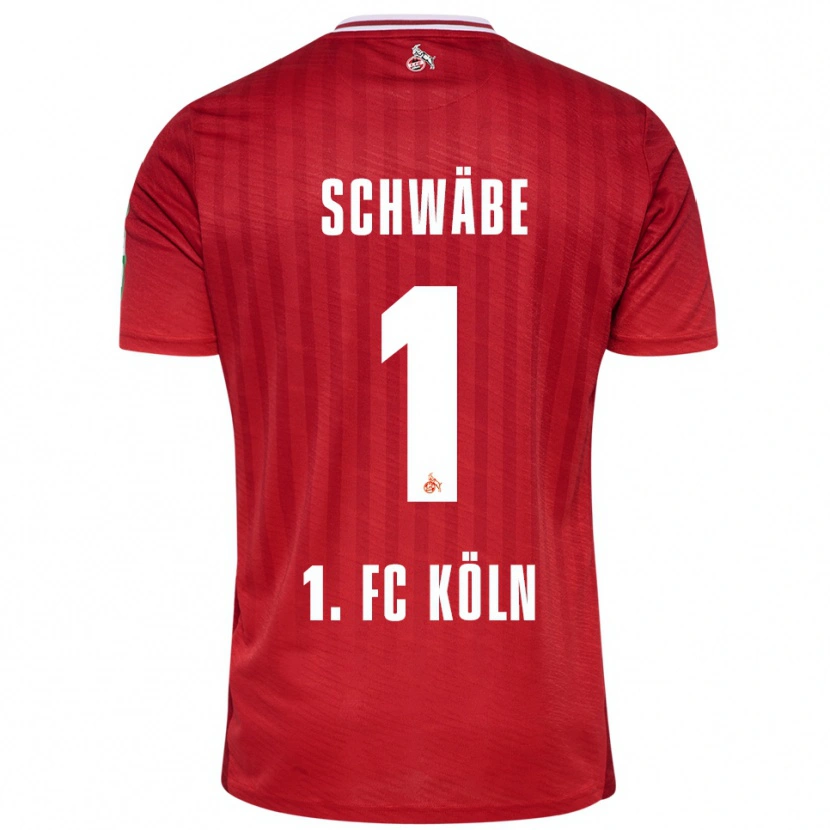 Danxen Herren Marvin Schwäbe #1 Rot Weiß Auswärtstrikot Trikot 2025/26 T-Shirt Österreich