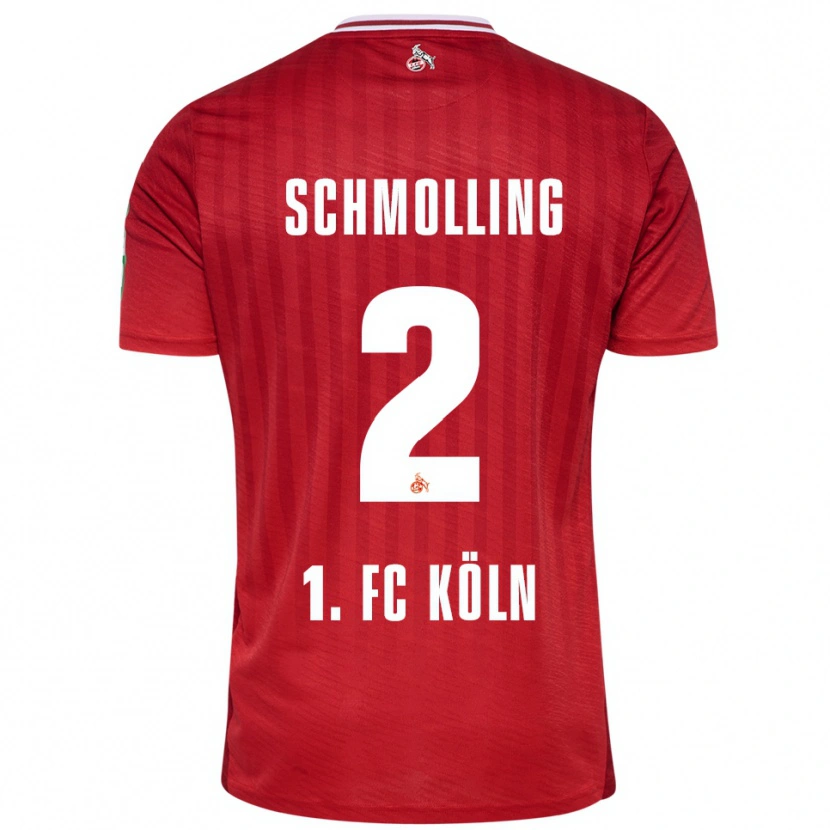 Danxen Herren Viktor Schmolling #2 Rot Weiß Auswärtstrikot Trikot 2025/26 T-Shirt Österreich