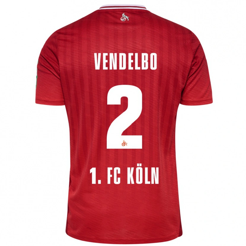 Danxen Herren Sofie Vendelbo #2 Rot Weiß Auswärtstrikot Trikot 2025/26 T-Shirt Österreich
