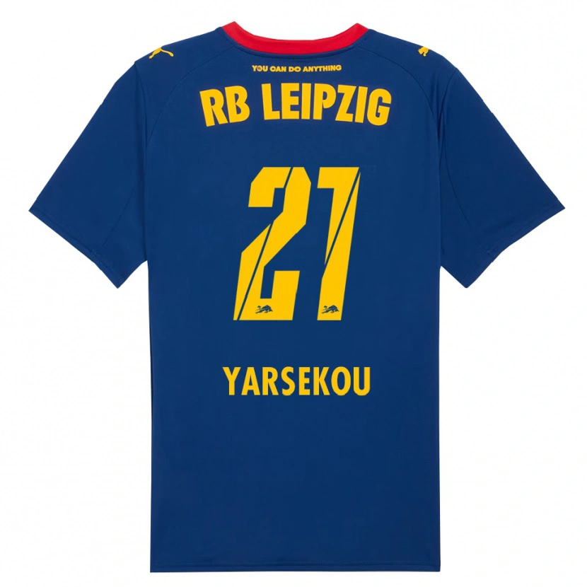 Danxen Herren Dilane Yarsekou #21 Marineblau Rot Auswärtstrikot Trikot 2025/26 T-Shirt Österreich