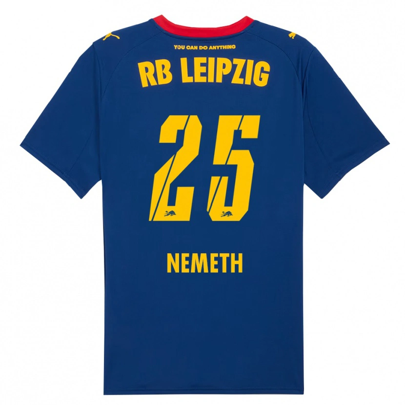 Danxen Herren Diána Németh #25 Marineblau Rot Auswärtstrikot Trikot 2025/26 T-Shirt Österreich
