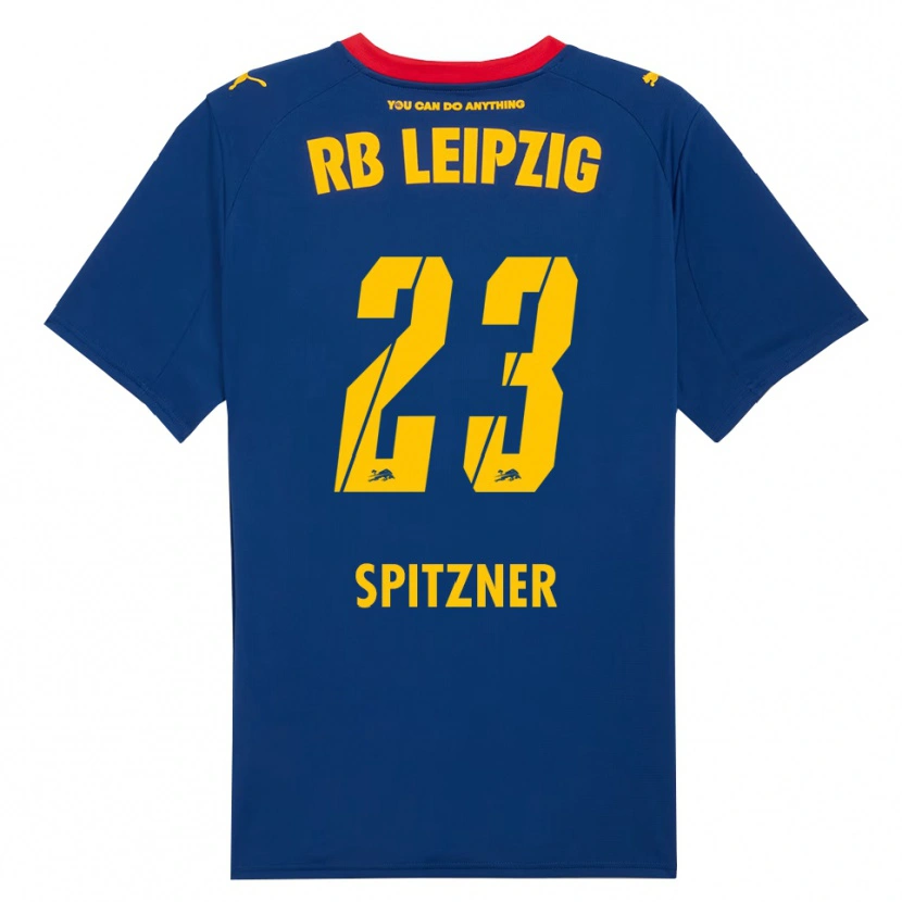 Danxen Herren Kyra Spitzner #23 Marineblau Rot Auswärtstrikot Trikot 2025/26 T-Shirt Österreich