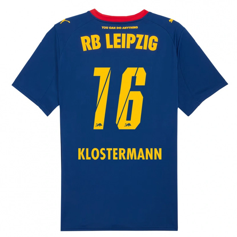 Danxen Herren Lukas Klostermann #16 Marineblau Rot Auswärtstrikot Trikot 2025/26 T-Shirt Österreich