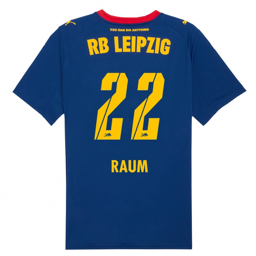 Danxen Herren David Raum #22 Marineblau Rot Auswärtstrikot Trikot 2025/26 T-Shirt Österreich