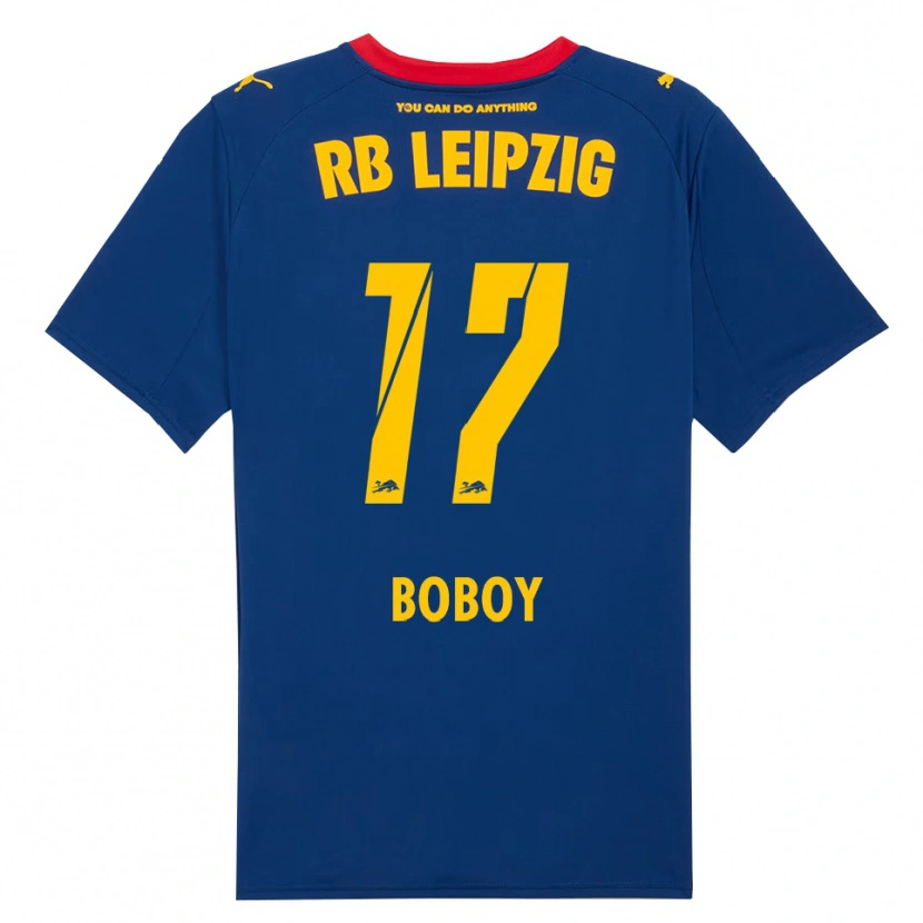 Danxen Herren Delice Boboy #17 Marineblau Rot Auswärtstrikot Trikot 2025/26 T-Shirt Österreich