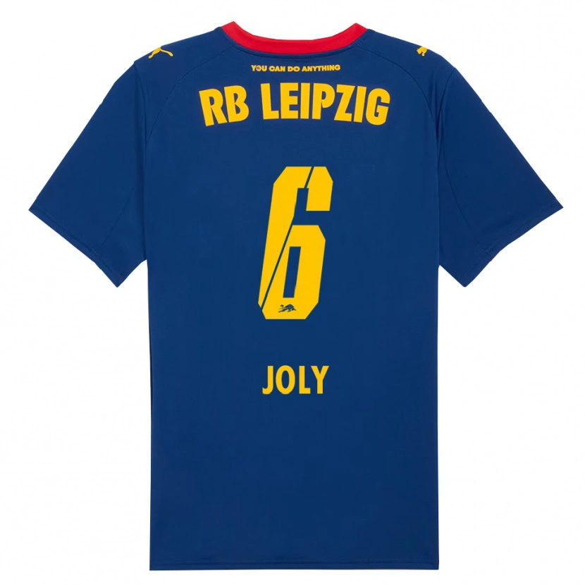 Danxen Herren Lou-Ann Joly #6 Marineblau Rot Auswärtstrikot Trikot 2025/26 T-Shirt Österreich