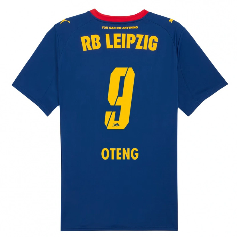 Danxen Herren Persis Oteng #9 Marineblau Rot Auswärtstrikot Trikot 2025/26 T-Shirt Österreich