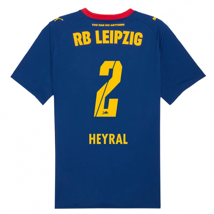 Danxen Herren Neo Heyral #2 Marineblau Rot Auswärtstrikot Trikot 2025/26 T-Shirt Österreich