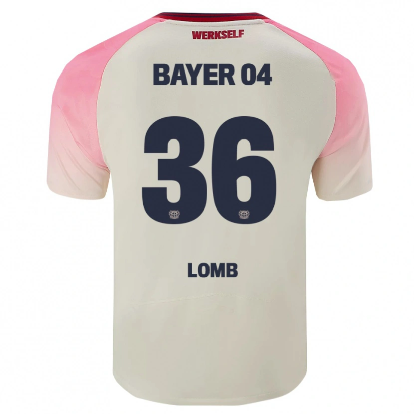 Danxen Herren Niklas Lomb #36 Pink Cremeweiß Auswärtstrikot Trikot 2025/26 T-Shirt Österreich
