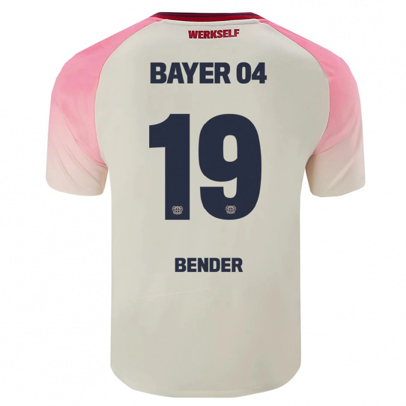 Danxen Herren Loreen Bender #19 Pink Cremeweiß Auswärtstrikot Trikot 2025/26 T-Shirt Österreich