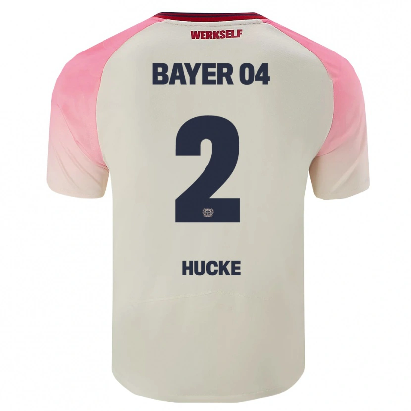 Danxen Herren Luan Hucke #2 Pink Cremeweiß Auswärtstrikot Trikot 2025/26 T-Shirt Österreich