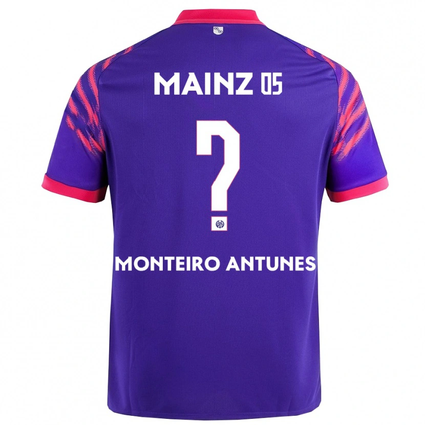Danxen Herren Rafael Monteiro Antunes #0 Marineblau Pink Auswärtstrikot Trikot 2025/26 T-Shirt Österreich