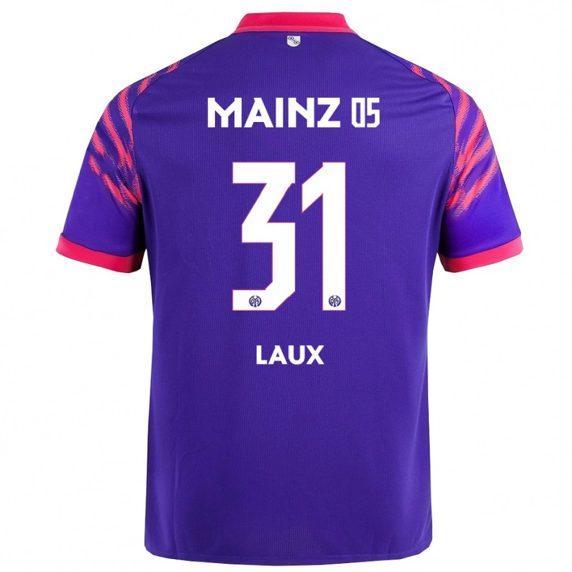 Danxen Herren Lucas Laux #31 Marineblau Pink Auswärtstrikot Trikot 2025/26 T-Shirt Österreich