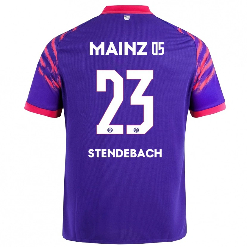Danxen Herren Jule Stendebach #23 Marineblau Pink Auswärtstrikot Trikot 2025/26 T-Shirt Österreich