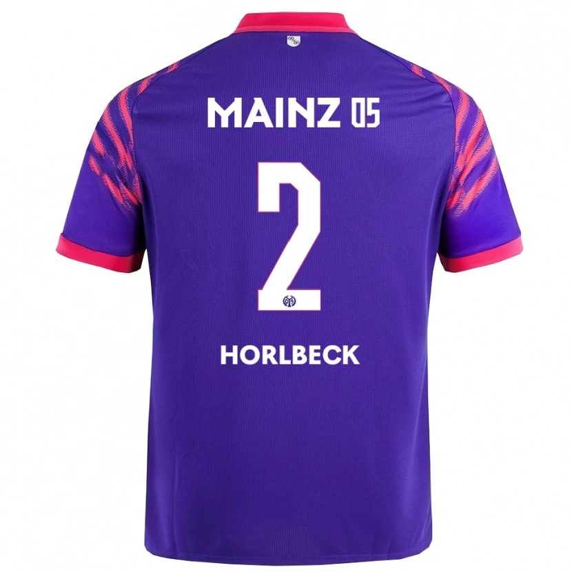 Danxen Herren Dominik Horlbeck #2 Marineblau Pink Auswärtstrikot Trikot 2025/26 T-Shirt Österreich