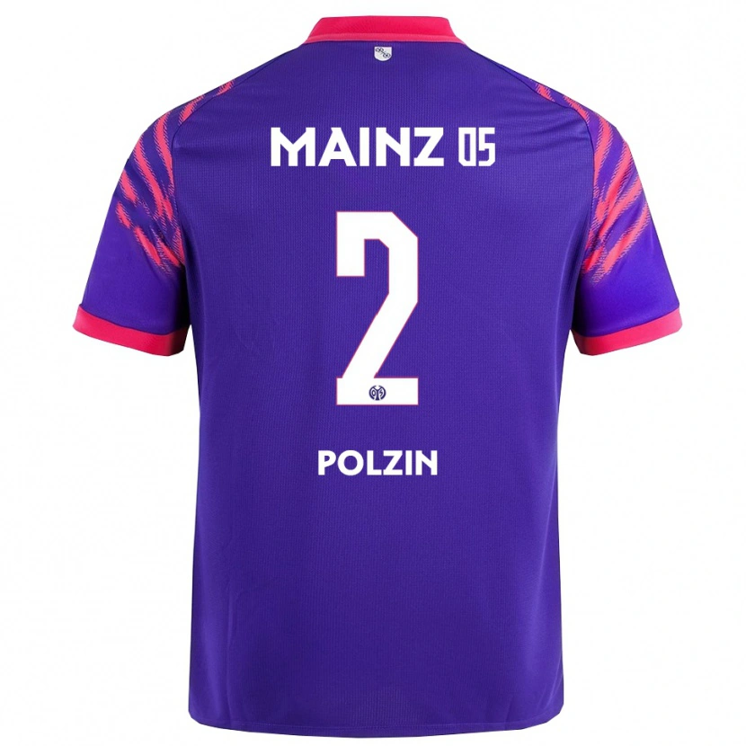 Danxen Herren Maximilian Polzin #2 Marineblau Pink Auswärtstrikot Trikot 2025/26 T-Shirt Österreich