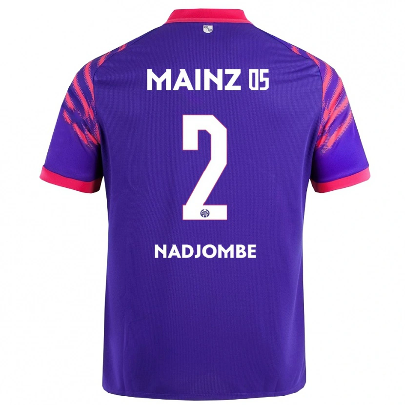 Danxen Herren Jean-Marie Nadjombe #2 Marineblau Pink Auswärtstrikot Trikot 2025/26 T-Shirt Österreich