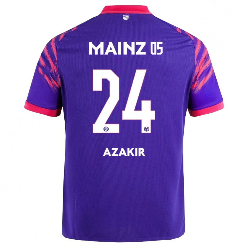 Danxen Herren Dennis Azakir #24 Marineblau Pink Auswärtstrikot Trikot 2025/26 T-Shirt Österreich