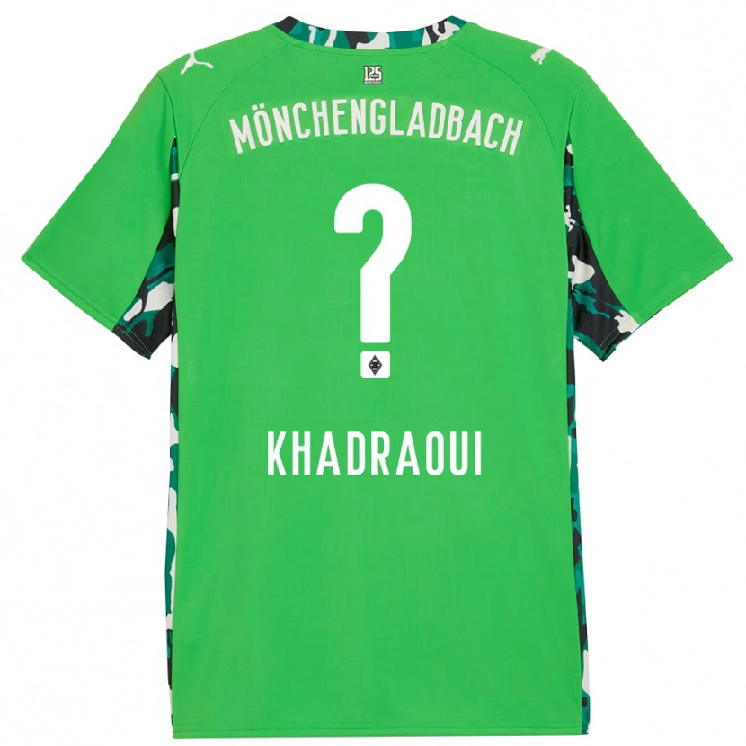 Danxen Herren Rayan Khadraoui #0 Grün Schwarz Auswärtstrikot Trikot 2025/26 T-Shirt Österreich