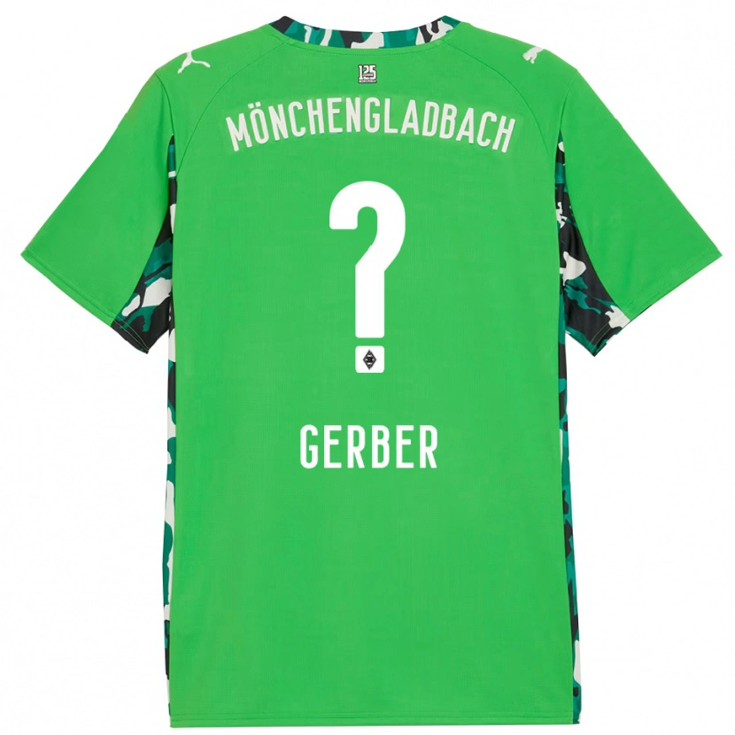 Danxen Herren Sophia Gerber #0 Grün Schwarz Auswärtstrikot Trikot 2025/26 T-Shirt Österreich