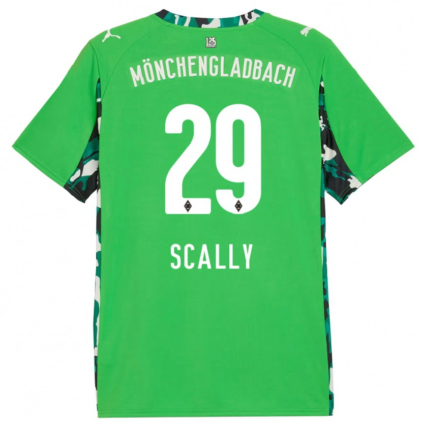 Danxen Herren Joe Scally #29 Grün Schwarz Auswärtstrikot Trikot 2025/26 T-Shirt Österreich
