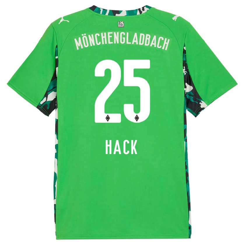Danxen Herren Robin Hack #25 Grün Schwarz Auswärtstrikot Trikot 2025/26 T-Shirt Österreich